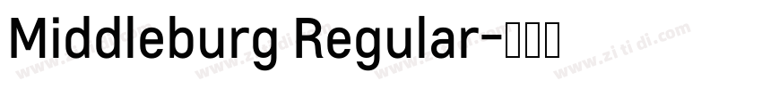 Middleburg Regular字体转换